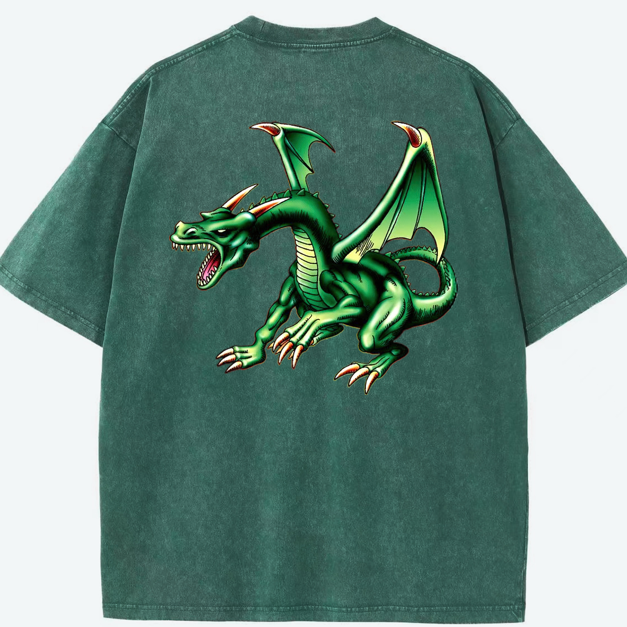 （画像用） 遊☆戯☆王 Yu-Gi-Oh! 綿100% ヴィンテージ風 半袖Tシャツ（背面プリント）